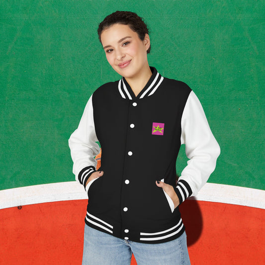 OMW Unisex Heavyweight Letterman Jacket - Oh Mine Words Outerwear