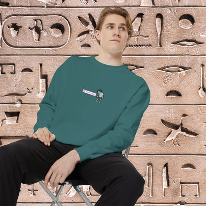 I'm Not a Robot (004) Unisex Garment-Dyed Sweatshirt - Oh Mine Words Sweatshirt
