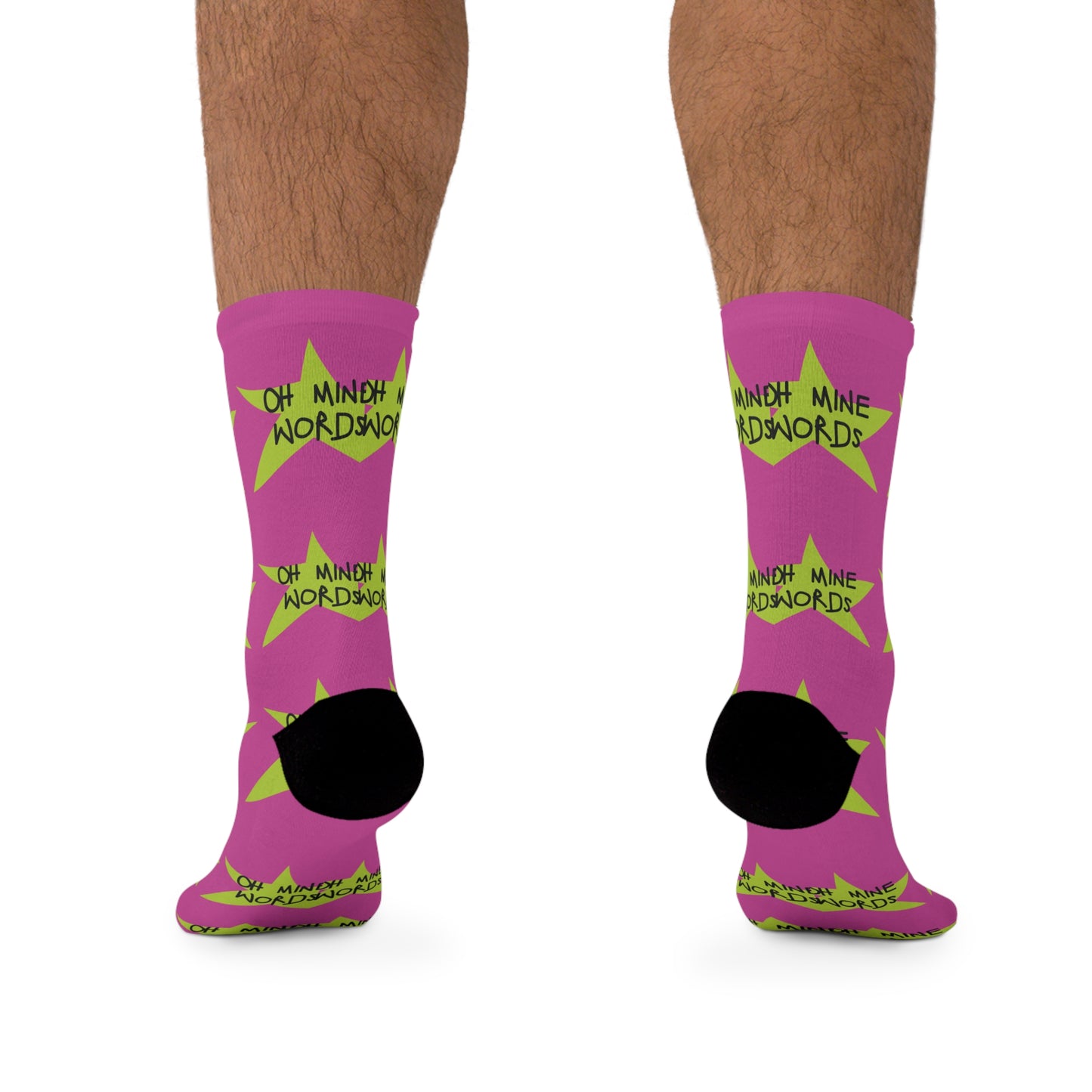 OMW Recycled Poly Socks - Oh Mine Words Socks