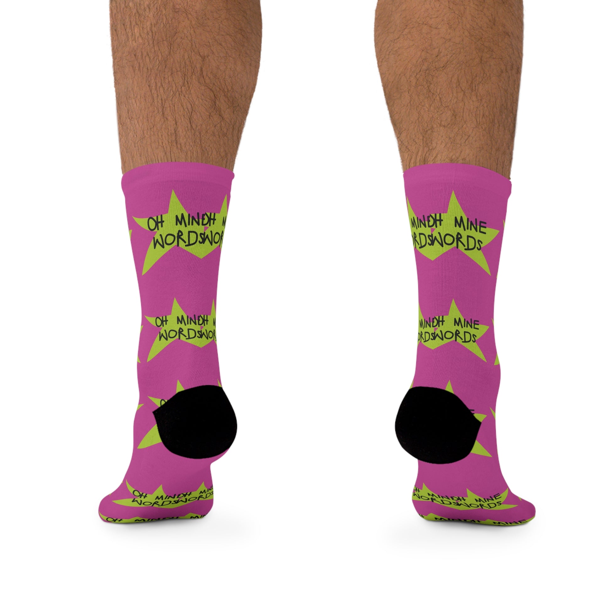 OMW Recycled Poly Socks - Oh Mine Words Socks