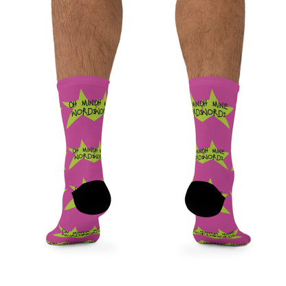 OMW Recycled Poly Socks - Oh Mine Words Socks