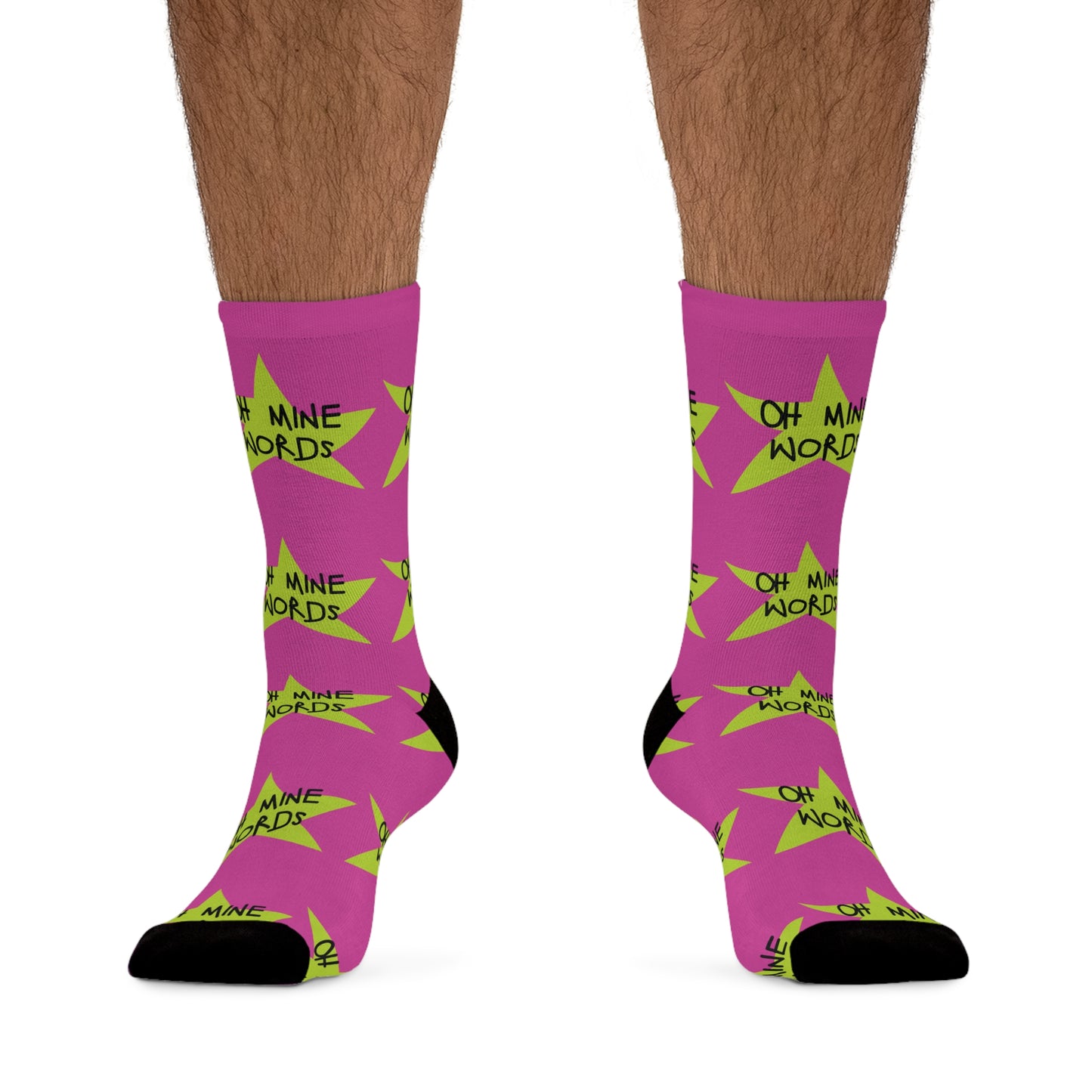 OMW Recycled Poly Socks - Oh Mine Words Socks