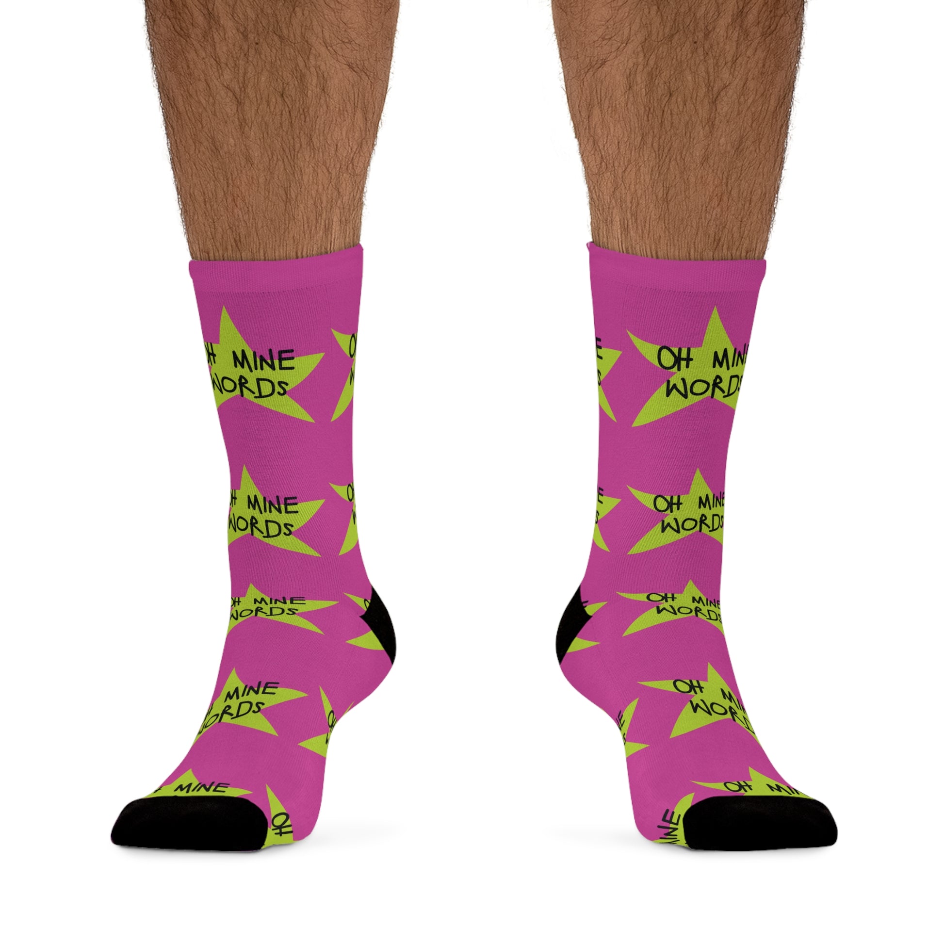 OMW Recycled Poly Socks - Oh Mine Words Socks