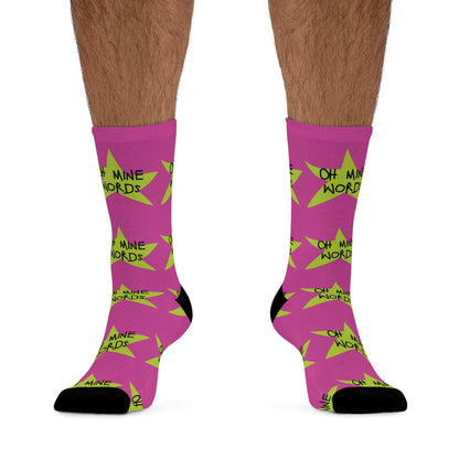OMW Recycled Poly Socks - Oh Mine Words Socks