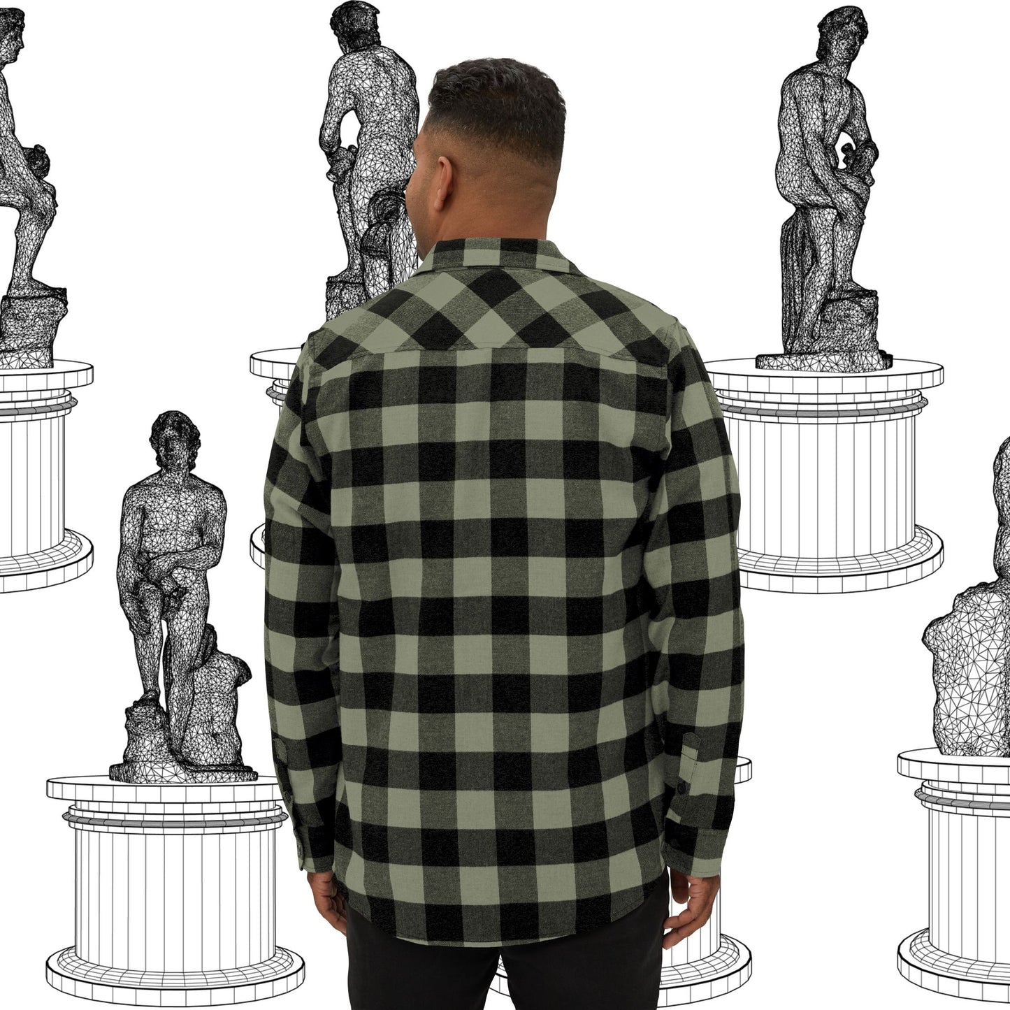 OMW Unisex Flannel Shirt - Oh Mine Words Flannel Shirt