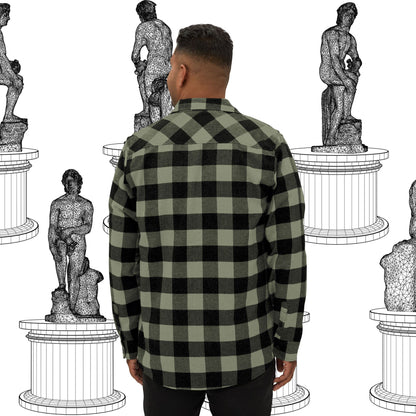 OMW Unisex Flannel Shirt - Oh Mine Words Flannel Shirt