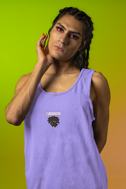 I'm Not a Robot (002) Tank Top - Oh Mine Words Tank Top