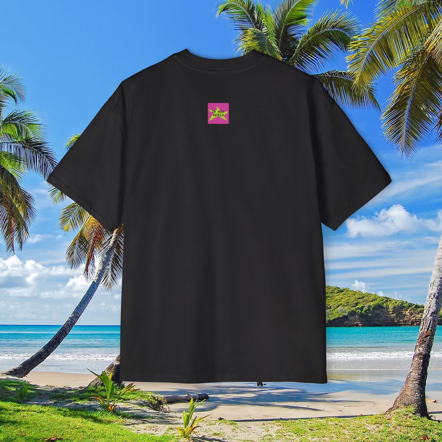 Welcome to ไทยแลนด์ (Thailand) Unisex Oversized Boxy Tee (Black) - Oh Mine Words T-Shirt