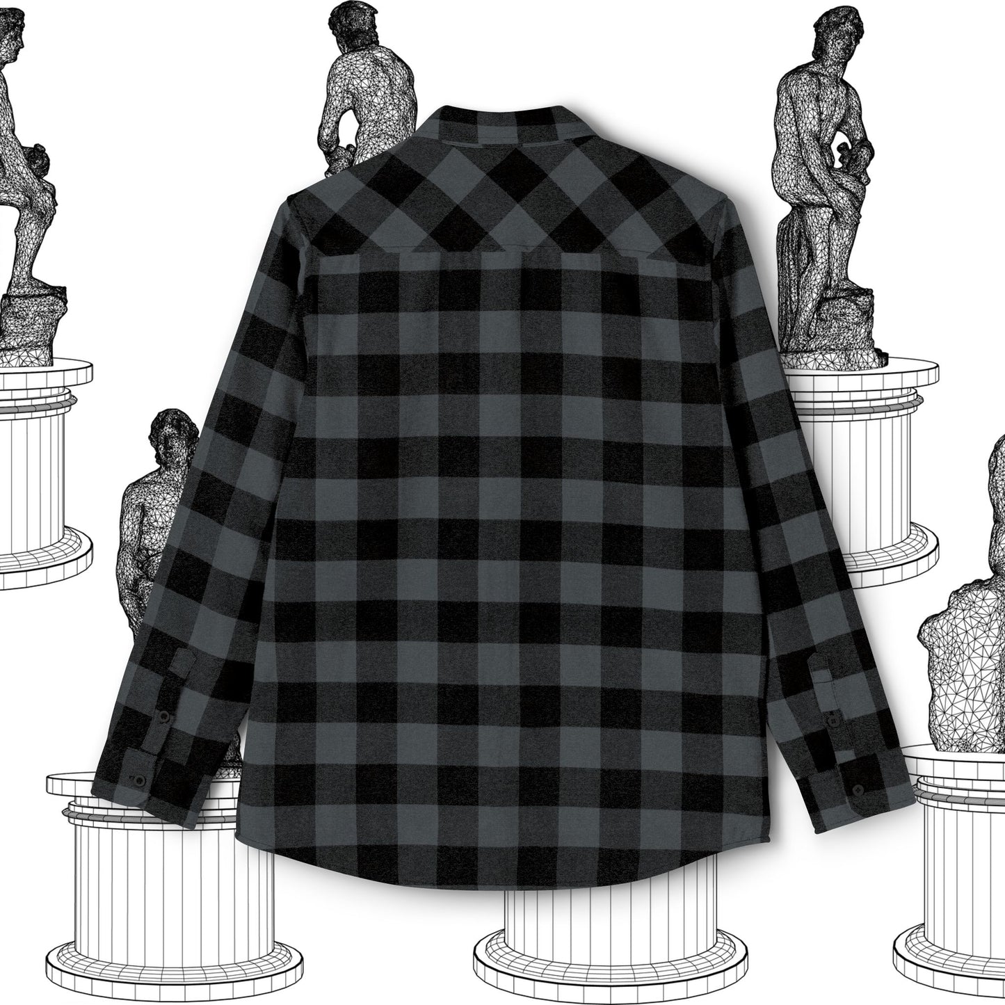 OMW Unisex Flannel Shirt - Oh Mine Words Flannel Shirt