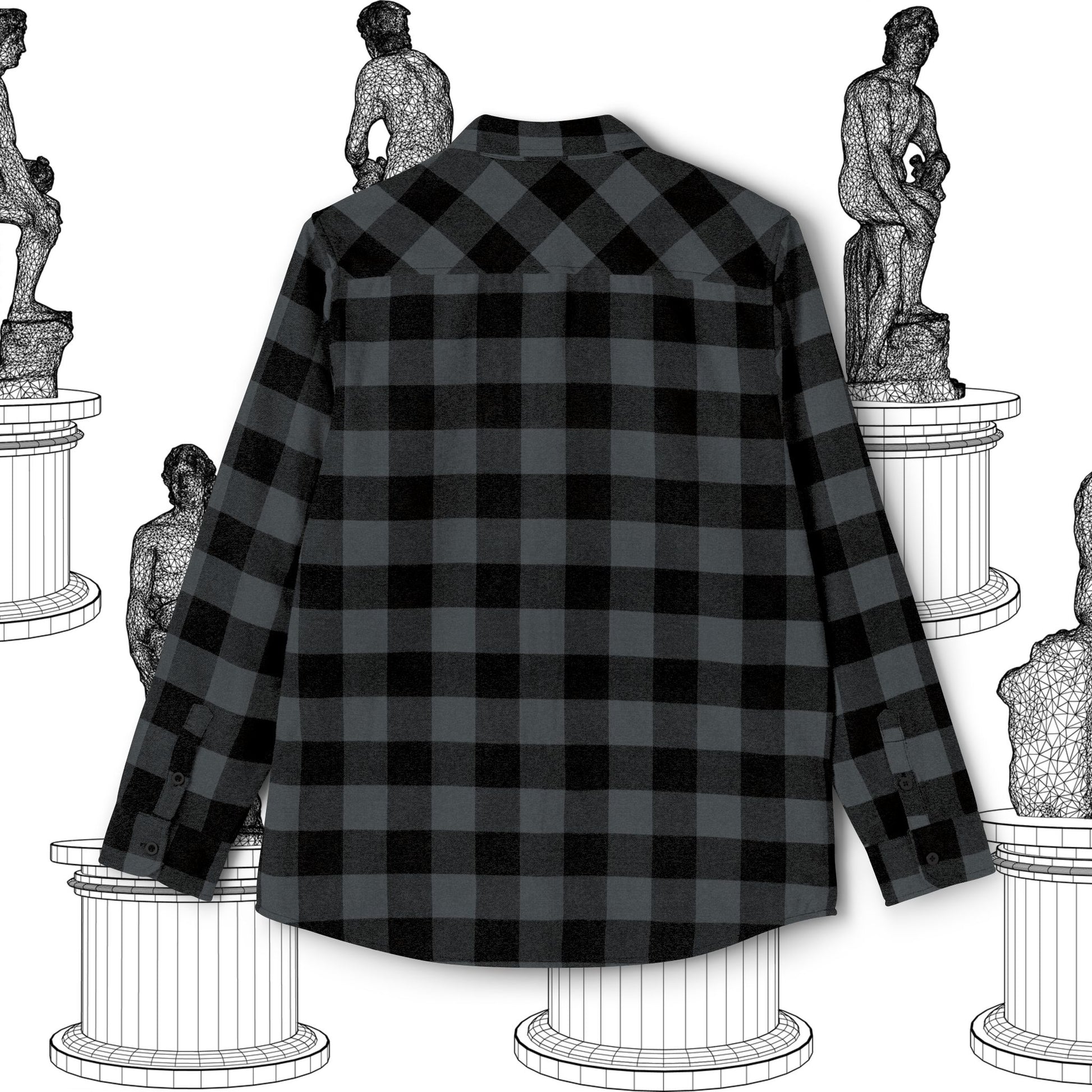 OMW Unisex Flannel Shirt - Oh Mine Words Flannel Shirt
