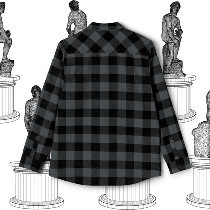 OMW Unisex Flannel Shirt - Oh Mine Words Flannel Shirt