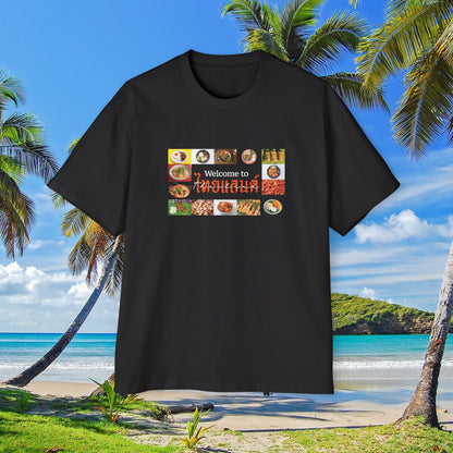 Welcome to ไทยแลนด์ (Thailand) Unisex Oversized Boxy Tee (Black) - Oh Mine Words T-Shirt