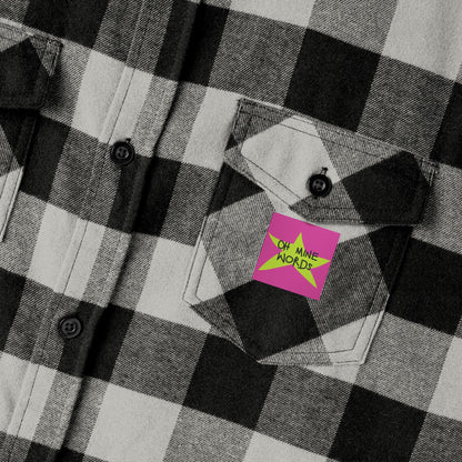 OMW Unisex Flannel Shirt - Oh Mine Words Flannel Shirt