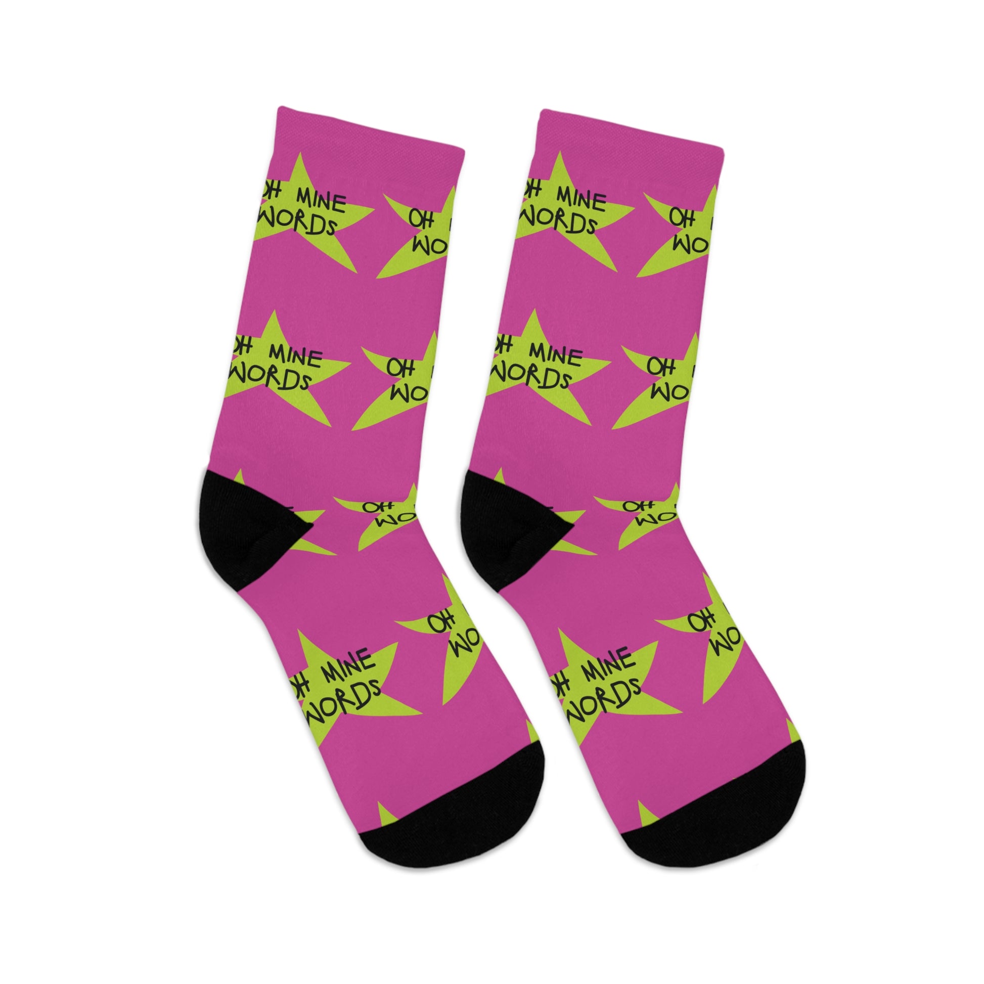OMW Recycled Poly Socks - Oh Mine Words Socks